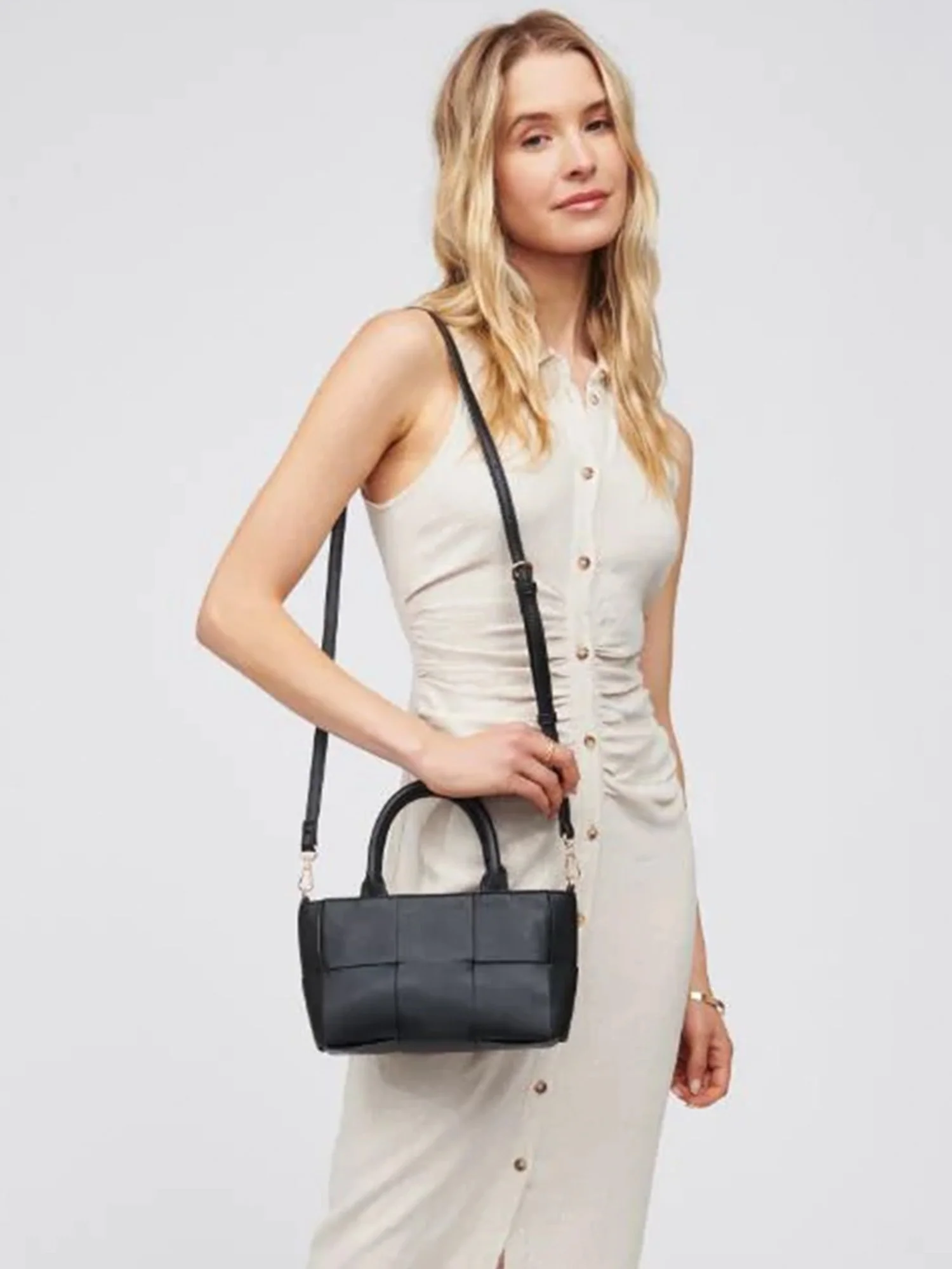 Urban Expressions Wide Woven Top-Handle Bag - Brands We Love - Image 6