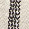 Wood-Frame Striped Linen Shoulder Bag - Image 2