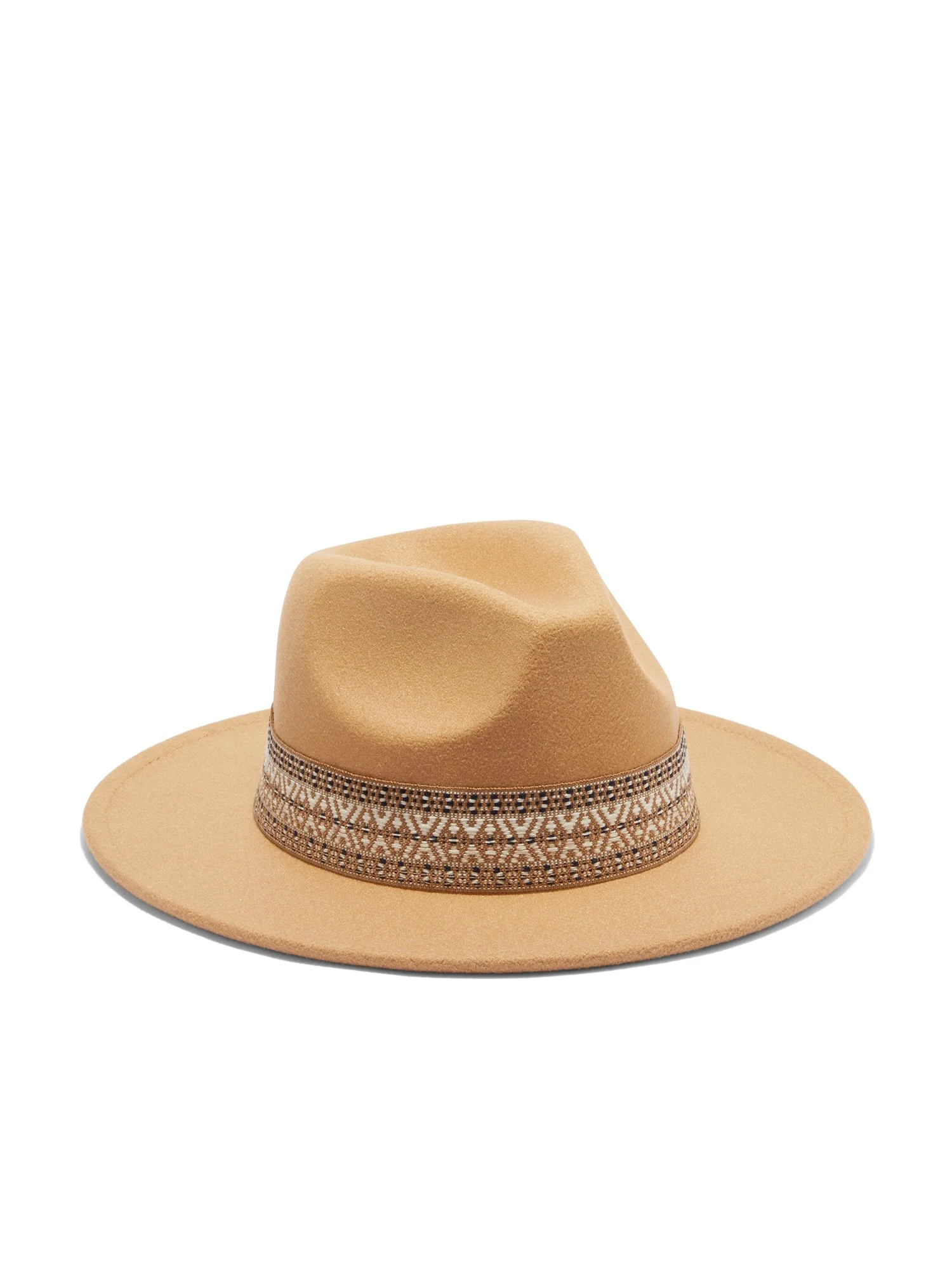 Fame Accessories Woven-Band Panama Hat - Brands We Love