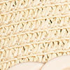 Woven Tonal Chain Boater Hat - Image 3