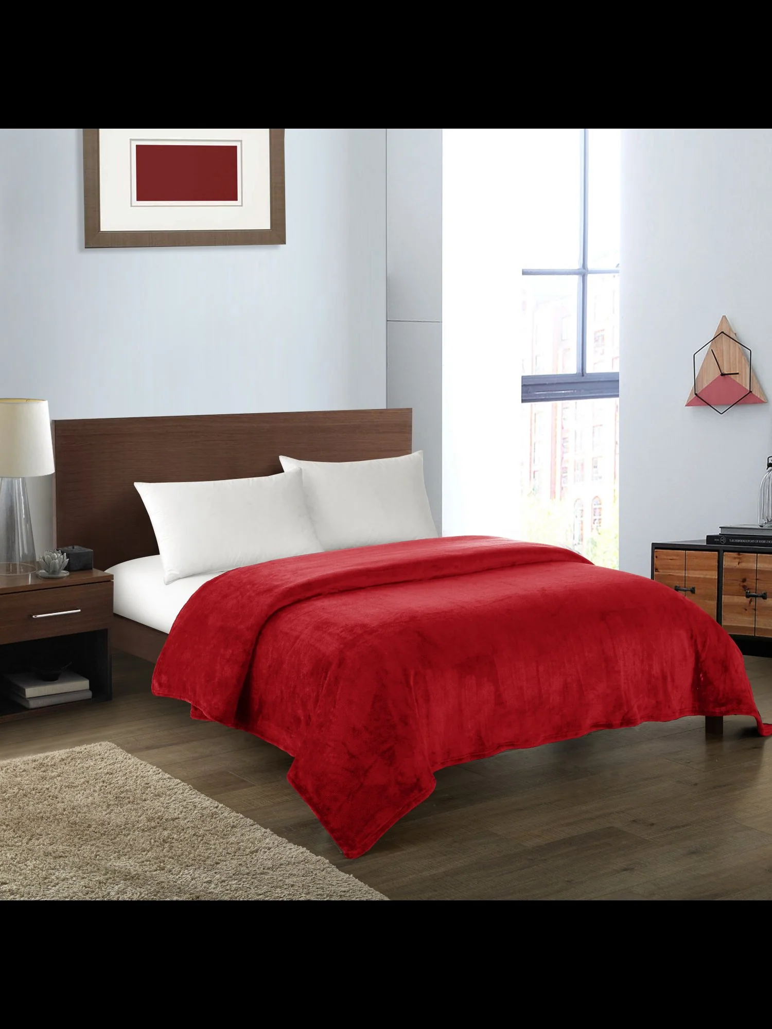 Zahava King-Size Ultra Plush Fleece Blanket - NY&C x Chic Home - Image 18