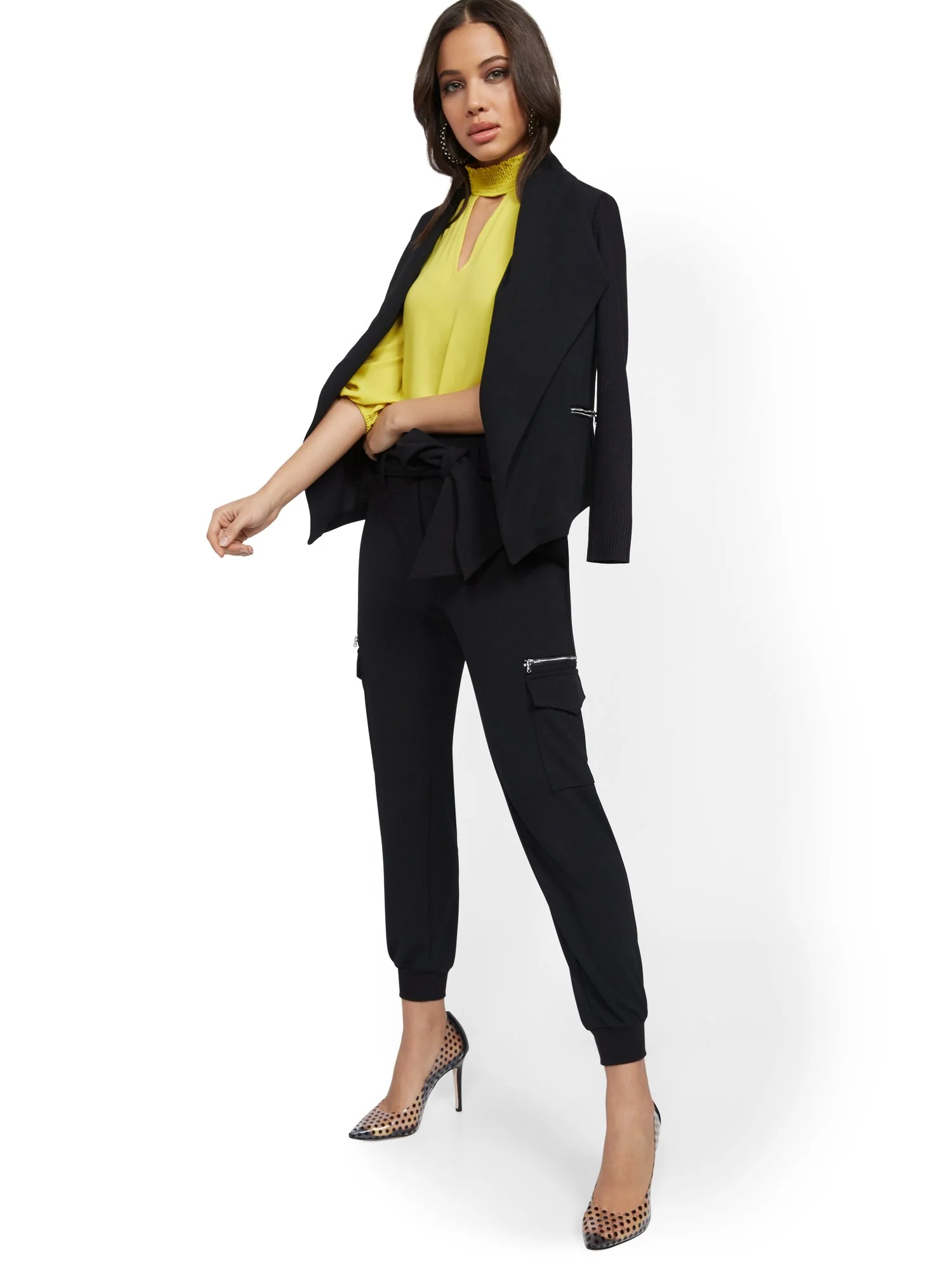 Zip-Accent Straight-Leg Cargo Pant - 7th Avenue - Image 4