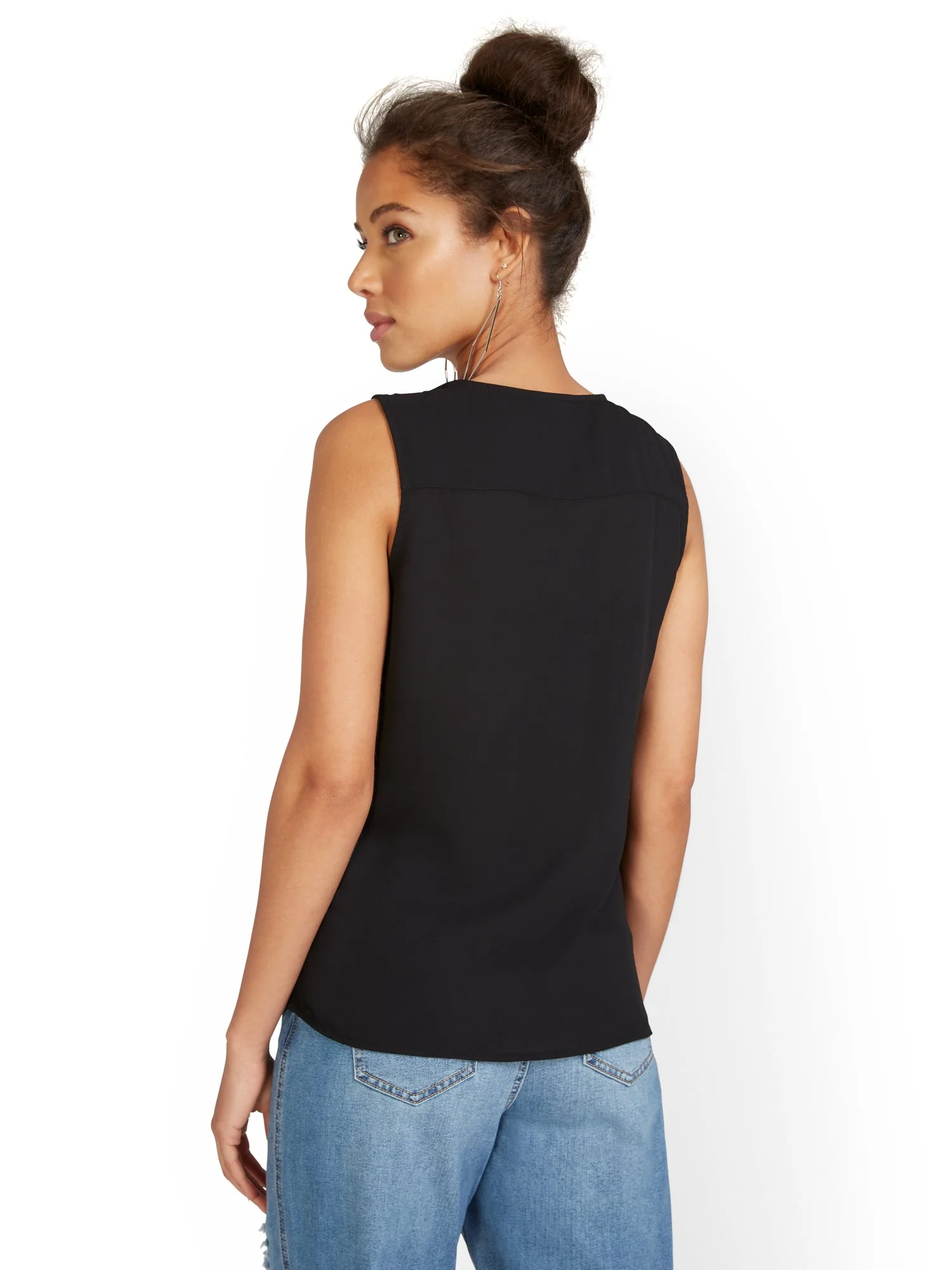Zip-Front Blouse - Image 3