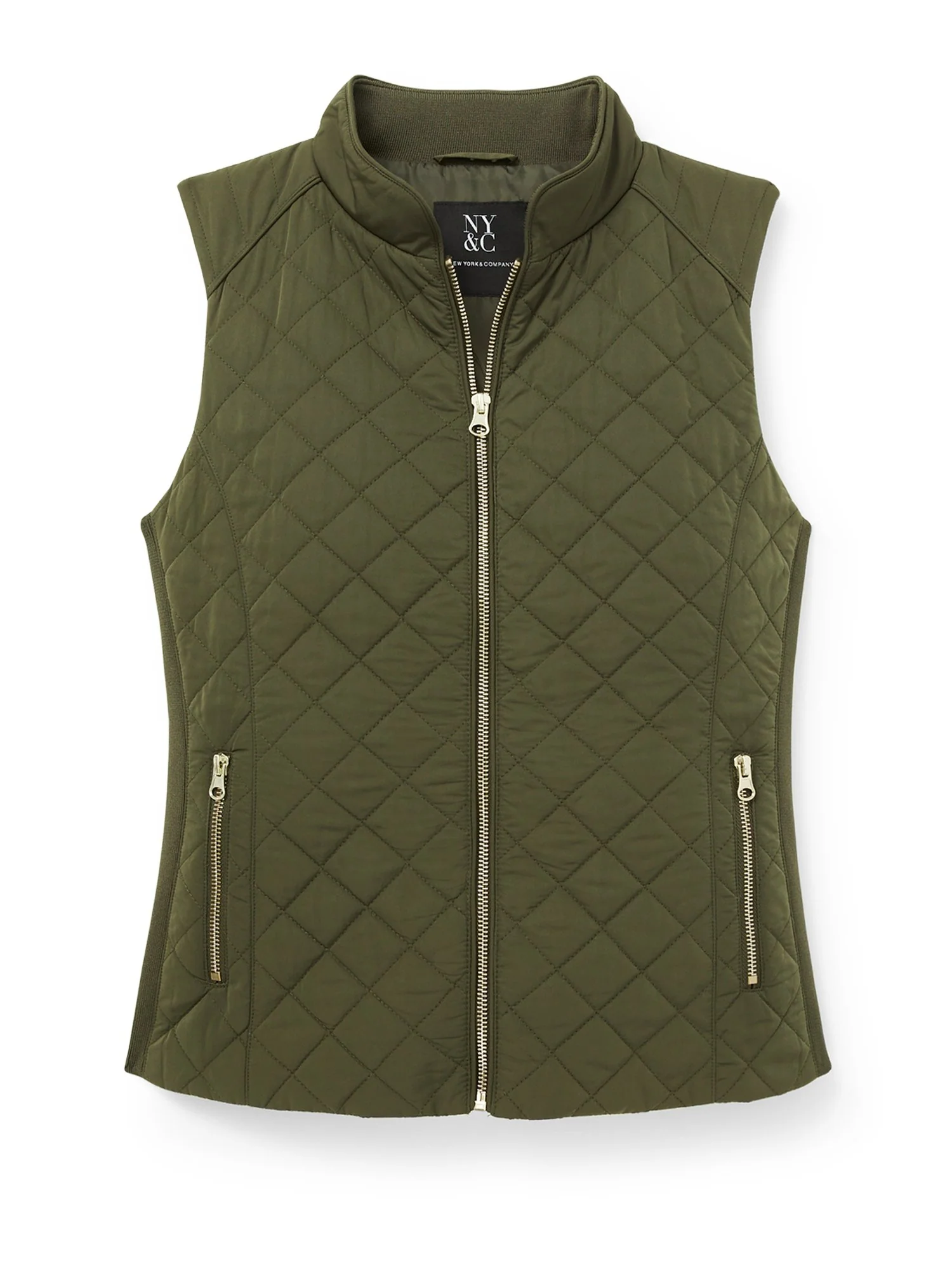Zip-Front Quilted Vest - Image 21