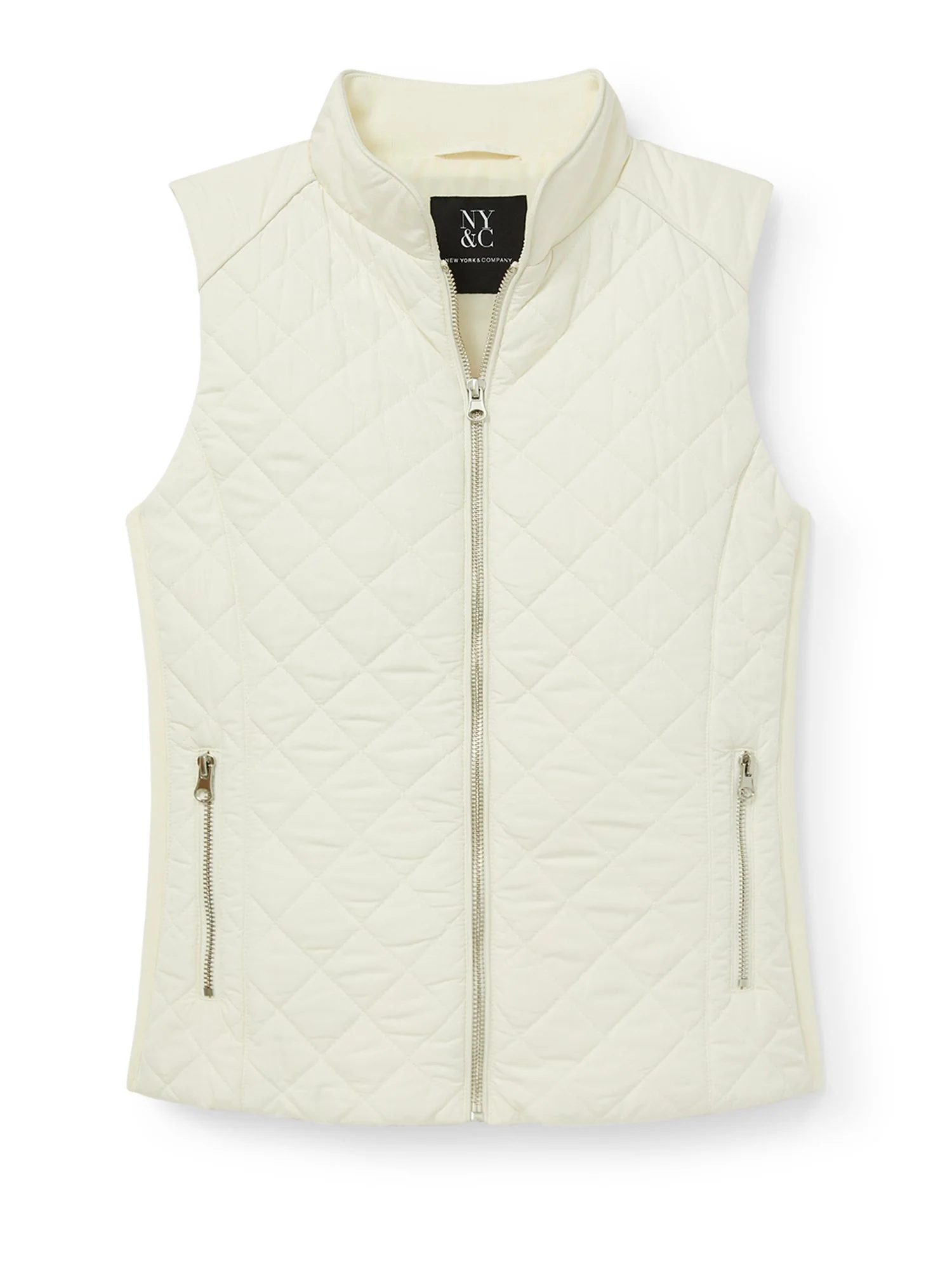Zip-Front Quilted Vest - Image 35