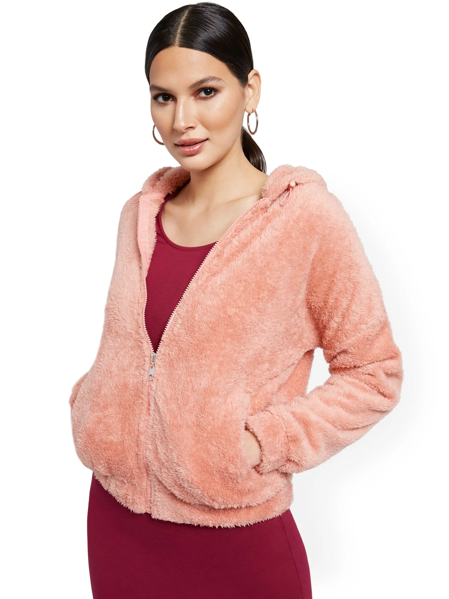 Zip-Up Fleece Hoodie - Image 22