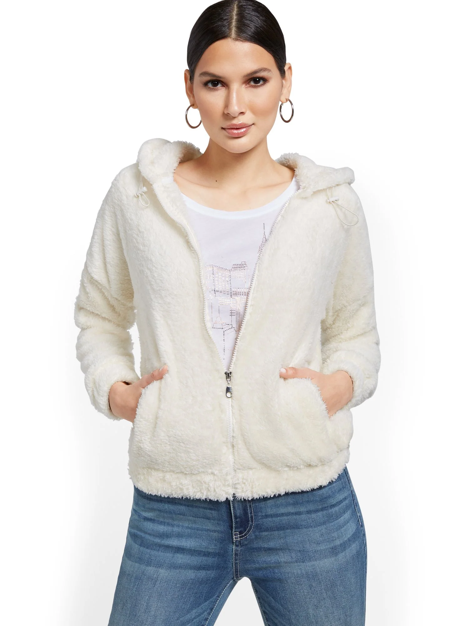 Zip-Up Fleece Hoodie - Image 25