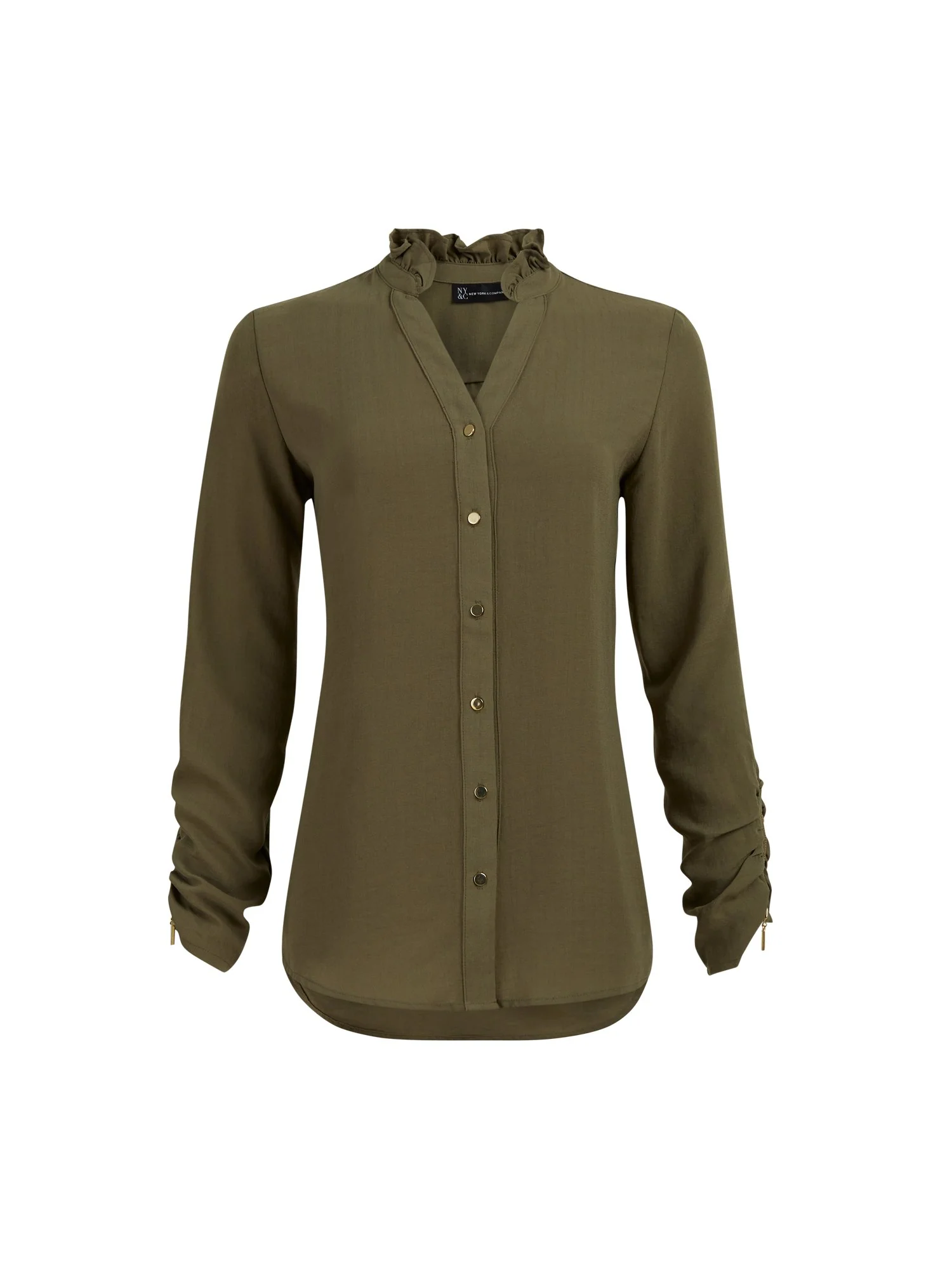 Zipper-Sleeve Shirt - Image 8