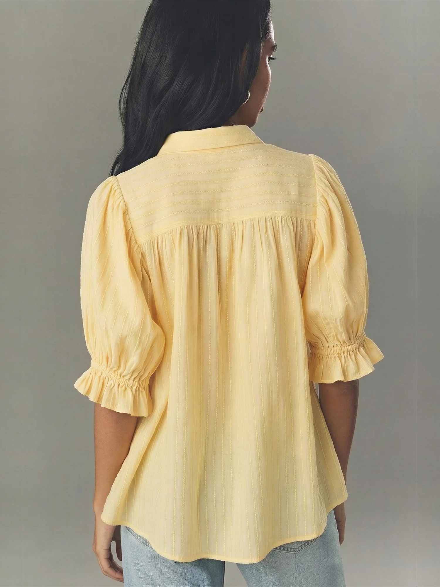 Zoey Pin Tuck Blouse - Image 4